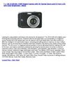 GE A1250-BK 12MP Digital Camera with 5X Optical Zoom and 2.5 Inch LCD with Auto Brightness - Black