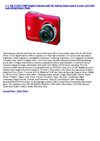 GE C1233 12MP Digital Camera with 3X Optical Zoom and 2.4 Inch LCD with Auto Brightness (Red)