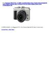 Olympus PEN E-PL1 12.3MP Live MOS Micro Four Thirds Interchangeable Lens Digital Camera with 14-42mm f3.5-5.6 Zuiko...
