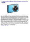 Samsung SL202 10.2MP Digital Camera with 3x Optical Zoom and 2.7 inch LCD (Blue)