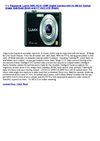 Panasonic Lumix DMC-FS15 12MP Digital Camera with 5x MEGA Optical Image Stabilized Zoom and 2.7 inch LCD (Black)