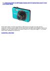 Samsung SL605 12.2 MP Digital Camera with 5X Optical Zoom and 2.7-Inch LCD Screen (Blue)