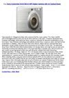 Sony Cybershot DSCS780 8.1MP Digital Camera with 3x Optical Zoom