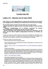 Carrefour : Comité Inter-BU Lettre n°8 – Réunion du 23 mars 2010 Cette réunion a eu pour objet d’obtenir les...