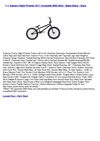 Eastern Night Prowler 2011 Complete BMX Bike - Matte Black Glow