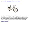 Urban Mover 36X 17 Electric Bicycle White 24 Volt
