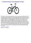 New Dahon Espresso 16 (Small) Folding Bike - 26 Wheels