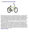 Kettler Men's Verso Capri Cruiser Bike