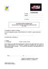 Autorisation parentale