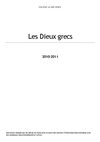 Dieux grecs 2012-2012