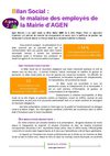 Bilan social 2009 de la ville d'Agen