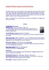 Unusual Folklore Customs and Ceremonies