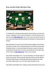 Easy and Best Online Blackjack Tips
