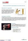 Mesure de température sans contact sur laminé de bois