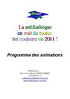 la médiathèque d'Essert en voit de toutes les couleurs en 2011!