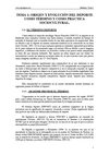 ORIGEN Y EVOLUCIÓN DEL DEPORTE COMO TÉRMINO Y COMO PRÁCTICA SOCIOCULTURAL. 