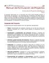 Manual de Formulación de Proyectos Convocatoria Proyectos Estratégicos 2011