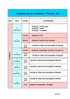 Calendarização de Actividades do 2.º Período