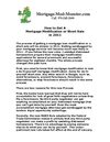 How to Get a Mortgage Modification or Short Sale in 2011