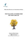 Catalogue des nouveautés section adulte 
