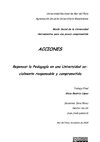 ACCIONES. Estrategias didácticas de educación no formal en una universidad socialmente responsable