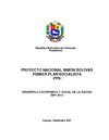 Proyecto Nacional Simón Bolivar (2007-2013)