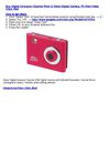 Digital Concepts Clipshot Point & Shoot Digital Camera, PC-Web-Video Clips, Red