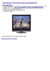 Panasonic TC-32LX70 32-Inch 720p LCD Flat Panel HDTV