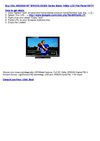KDL-46EX400 46 BRAVIA EX400 Series Black 1080p LCD Flat Panel HDTV