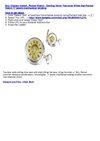 Charles Hubert, Pocket Watch - Sterling Silver Two-tone White Dial Pocket Watch 17 jewels mechanical winding