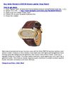 Seiko Women's SWZ156 Brown Leather Strap Watch