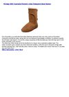 No.1 EMU Australia Women's Alba Sheepskin Boot Button unusual boots and shoes-waterproof shoes and boots-childrens...