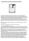 Apple iPod classic 80 GB Silver (6th Generation) OLD MODEL