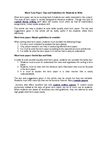 Short Term Paper: Tips and Guidelines for Students to Write