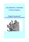 El Género didáctico: "Lo que yo sé"