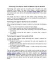 Technology Term Papers: Useful and Effective Tips for Students
