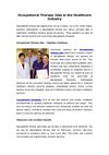 Occupational Therapy Jobs in the Healthcare Industry
