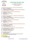 QUARTER AFTER ONE pdf line dance