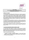 Avis de l'ARF sur le budget communautaire