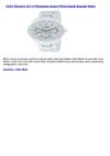 XOXO Women's XO114 Rhinestone Accent White Enamel Bracelet Watch