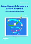 Apprentissage du langage oral à l'école maternelle