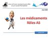 Les médicaments (rôles AS) - 2011