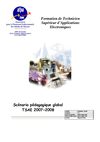 Scénario pédagogique global de la formation TSAE