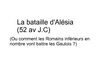 le siège d'Alésia