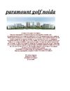 paramount golf foreste { << 9873080235 >> } paramount golf forests
