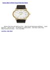 Bulova Men's 97B100 Strap White Dial Watch