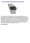 Cartier Men's W62002V3 Roadster Stainless Steel Automatic Watch