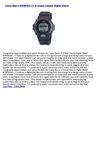 Casio Men's DW6600C-1V G-Shock Classic Digital Watch