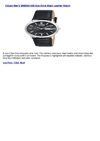 Citizen Men's BM8240-03E Eco-Drive Black Leather Watch