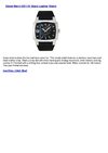 Diesel Men's DZ1131 Black Leather Watch